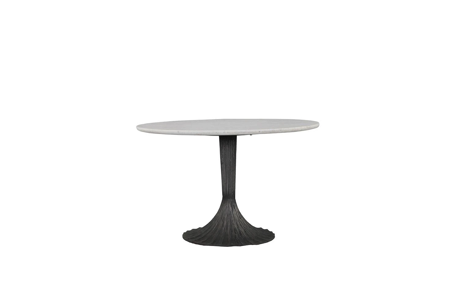 Palm Desert Natural Marble Dining Table With Deco Base 7 Palm Desert Natural Marble Dining Table With Deco Base - Image 5